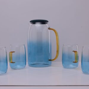 طقم شاي 4 كوب + دورق